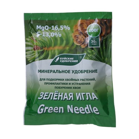 Удобрение минеральное &quot;Зеленая игла&quot; для хвойных, 100 г
