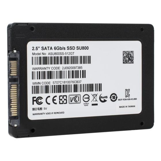 Накопитель SSD 512Gb ADATA SATA-III ASU800SS-512GT-C SU800 2.5&quot;