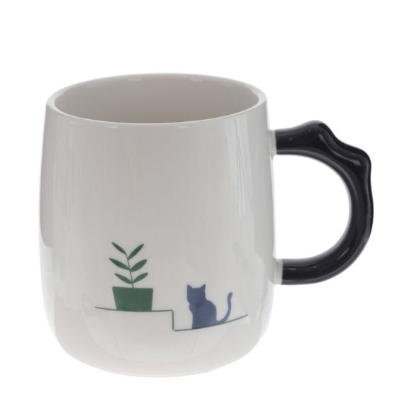 Кружка, 400 мл, L12 W8 H9,5 см, дизайн микс