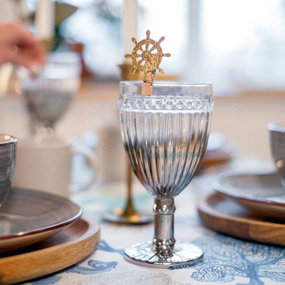 !Набор декоративных прищепок "Sea love" 4 шт, фетр/дерево