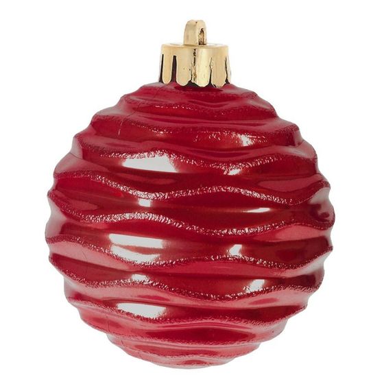 Набор из 3шт, Украшение новогоднее Шар &quot;Трио фэнтези&quot;, D8 см, L8 W8 H23,5 см