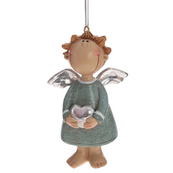 Изделие декоративное подвесное &quot;Ангел&quot;, L6 W4 H10 см, 2в.