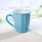 !09 Кружка керамическая «Маршмэллоу», 360 мл, 11,5×7,8×10,7 см, цвет голубой