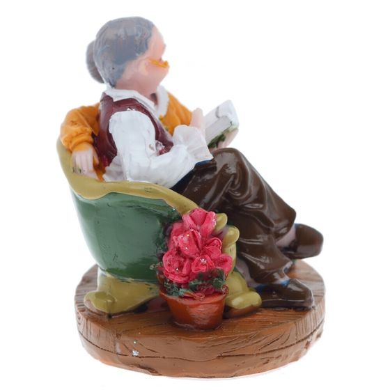 Фигурка декоративная &quot;Бабушка с дедушкой&quot;, L8 W6 H7 см, 2в.