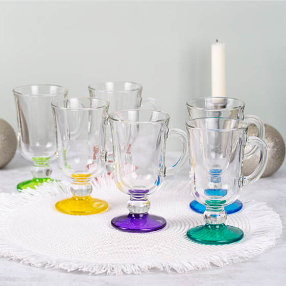 Кружка для горячих напитков ГЛИНТВЕЙН 200мл лак микс