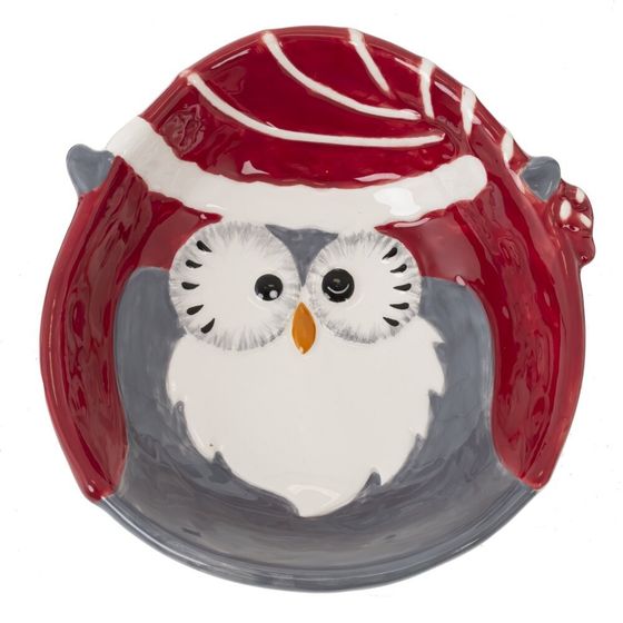Салатник &quot;Сова&quot;, L12 W13 H4 см, 2в.