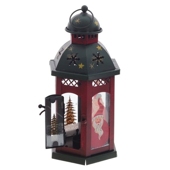 Подсвечник  &quot;Фонарь&quot;,L12,5 W11 H24 см, 2в.