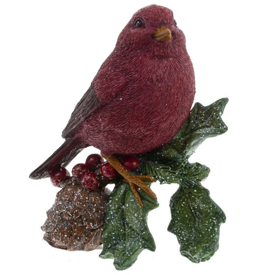 Фигурка декоративная "Птичка", L11 W7 H13,5 см, 2в.