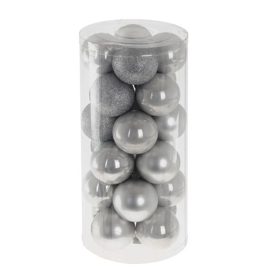 Набор из 24шт Украшение новогоднее "Шар", D 6 см, L14,5 W14,5 H30,5 см