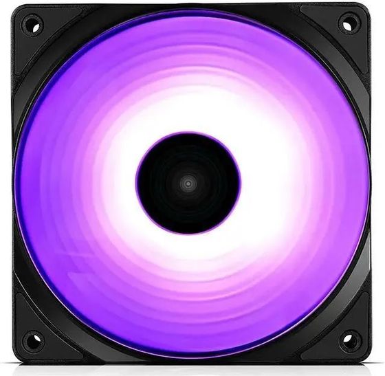 Вентилятор Deepcool CF120 черный 120x25мм 1500rpm LED 4-pin (DP-FA-RGB-CF120-1)