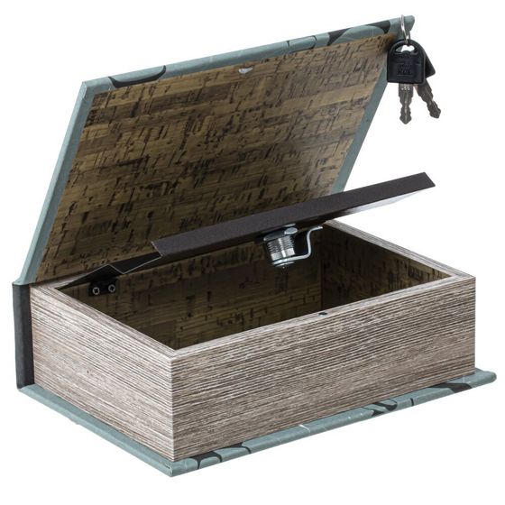 Шкатулка-книга c замком, Д16 Ш7 В22 см