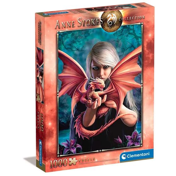 CLEMENTONI Dragonkin Anne Stokes Puzzle 1000 pieces