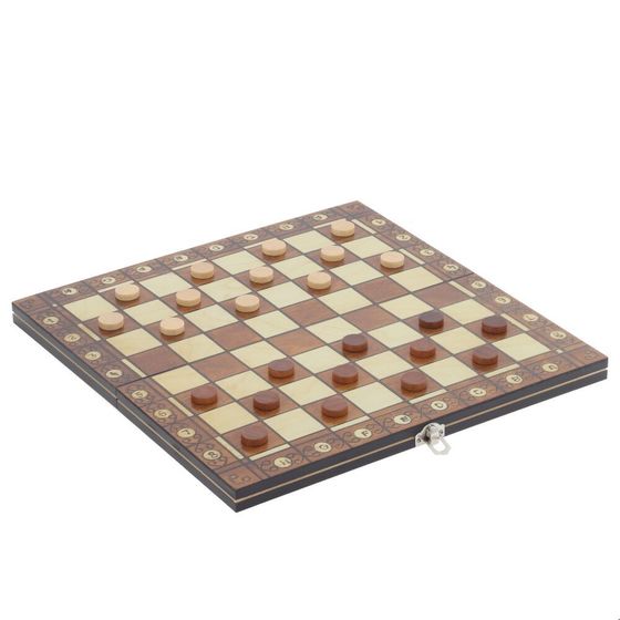 Игра настольная 3 в 1 (шахматы, шашки, нарды), L39 W19,5 H4 см