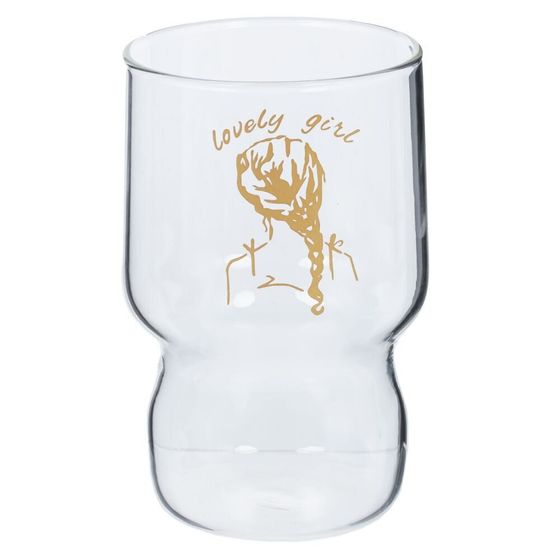 Стакан, 450 мл, L8 W8 H12 см, дизайн микс