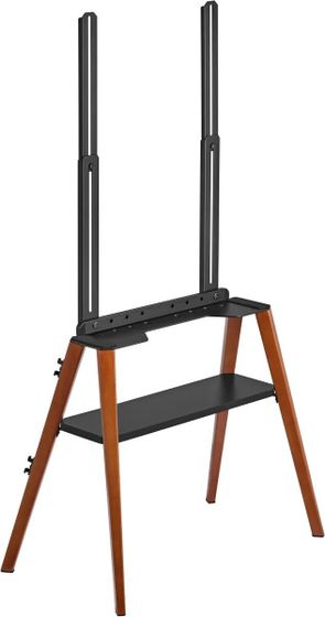 Подставка для телевизора Cactus CS-ST3645BKWN черный/орех 43&quot;-65&quot; 40кг напольный