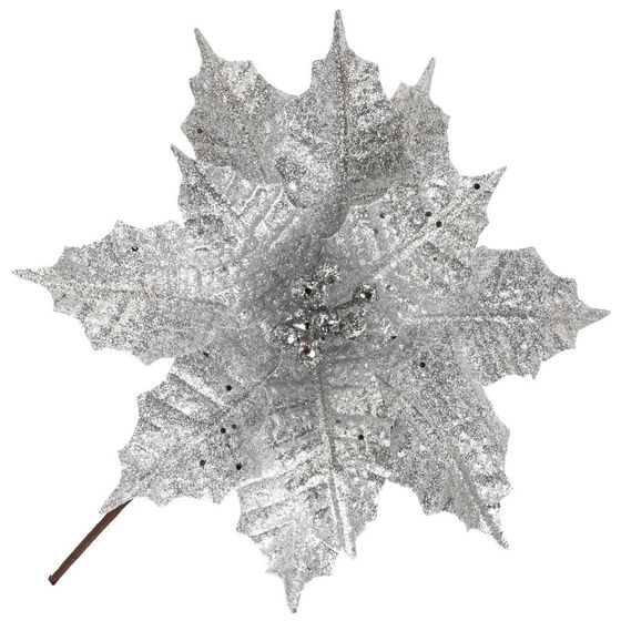 Цветок искусственный &quot;Пуансеттия&quot;, L27 W27 H30 см, 2в.