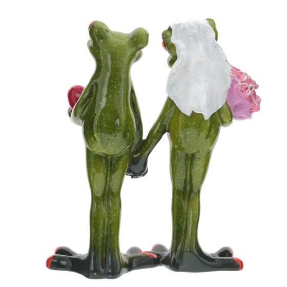 Фигурка декоративная &quot;Лягушки&quot;, Д13 Ш6,5 В16 см