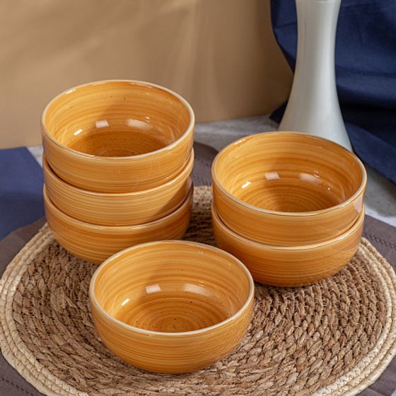 Салатник TWIST медовый 14см