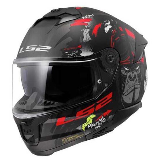 LS2 FF808 Stream II Angry Monkey full face helmet