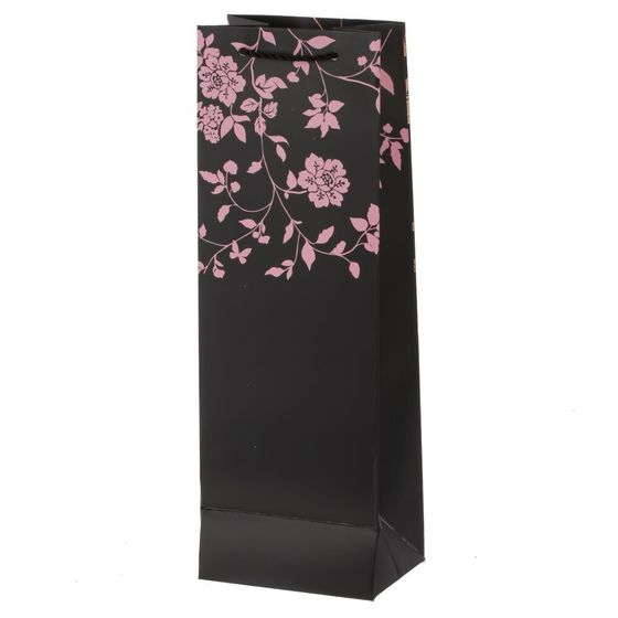 Пакет подарочный (бумага 210г/м2, блок микс 12шт), L12 W9 H35 см, 4в.