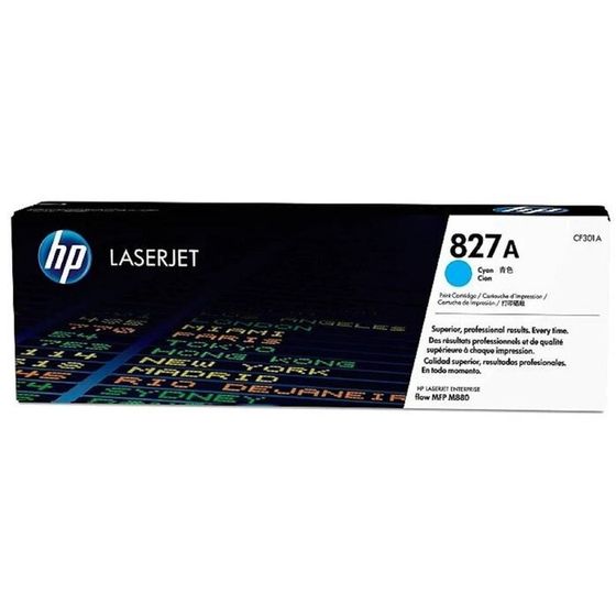 Тонер Картридж HP 827A CF301A голубой для HP CLJ Ent M880