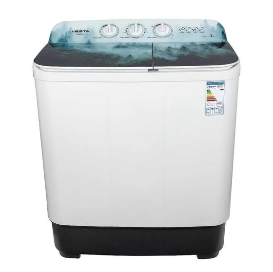 Стиральная машина Vesta WMG70P Nature 01 белый 7кг 1300об/мин