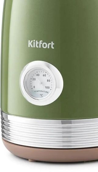 Чайник электрический Kitfort КТ-6110 1.7л. 2200Вт зеленый