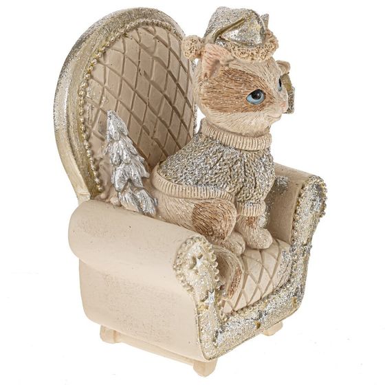 Фигурка декоративная &quot;Кошка&quot;, L9,5 W7 H12 см