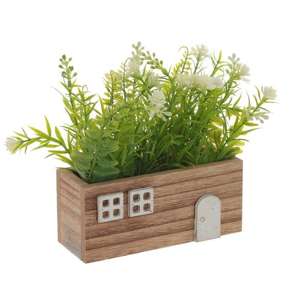 Цветочная композиция, L17 W6,5 H20 см, 4в.