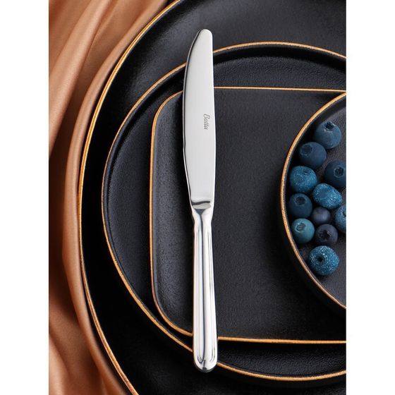 Нож десертный «Миддлтон», длина 20,7 см, толщина 8 мм, цвет серебряный