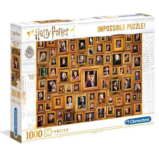 CLEMENTONI Harry Potter Portraits Impossible Puzzle 1000 pieces