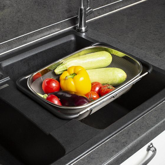 Корзина в раковину STEEL TOUCH 34х24см