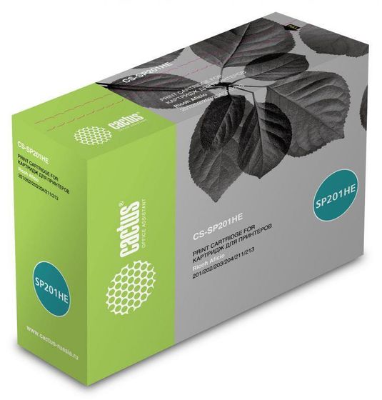 Картридж лазерный Cactus CS-SP201HE 407254 черный (2600стр.) для Ricoh SP 201/203/211/213