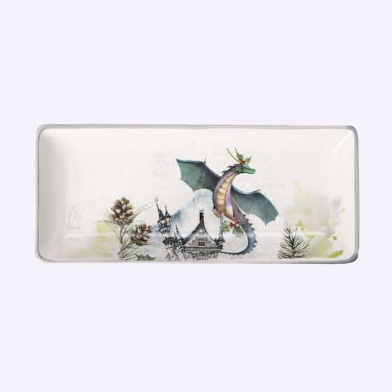 !09 Блюдо сервировочное «Дракоша», 28×12×3,2 см