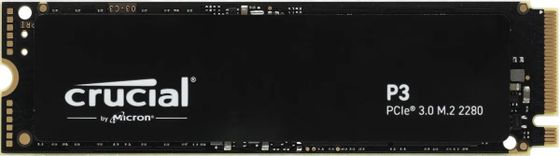 Накопитель SSD 2Tb Crucial P3 CT2000P3SSD8 M.2, NVMe 3D TLC [R/W - 3500/3000 MB/s]