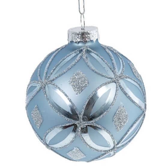 Набор из 12шт Украшение новогоднее "Шар", D 8 см, L34 W25 H8 см