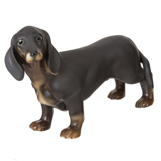 Фигурка декоративная "Такса", L15 W6,5 H10 см