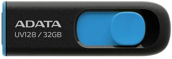 Флеш диск 32Gb ADATA UV128 (AUV128-32G-RBE) USB3.0 черный/синий