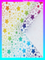 !09 Бумага упаковочная 4 листа глянцевая «Радужные звезды», 70 х 100 см