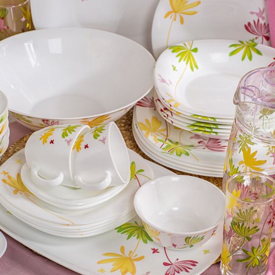Столовый набор  КАРИН КРЕЙЗИ ФЛАУЭР 46 предметов