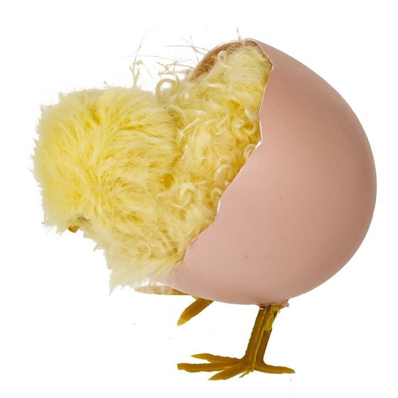 Изделие декоративное подвесное &quot;Цыпленок&quot; (блок 6шт), L7 W5 H7 см, 3в.