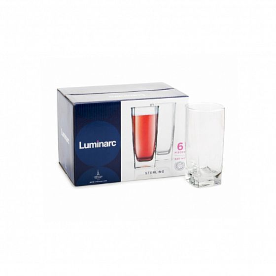 Набор стаканов СТЕРЛИНГ 6шт 330мл высокие