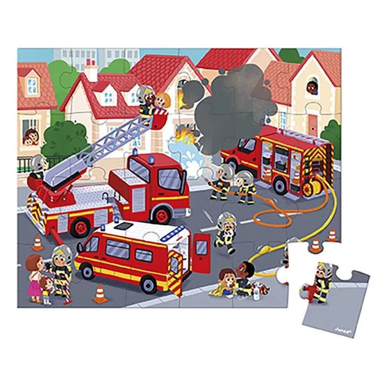 JANOD Firefighters Puzzle 24 pieces