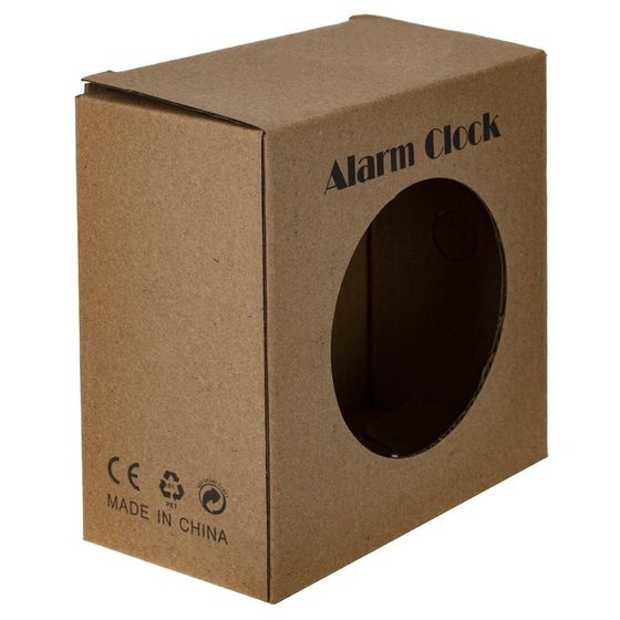 Будильник (2xАА н/п), L11 W5 H12 см