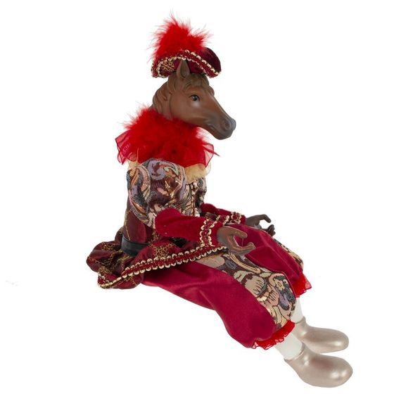 Игрушка набивная  &quot;Лошадь&quot;, L18 W11 H42/23 см