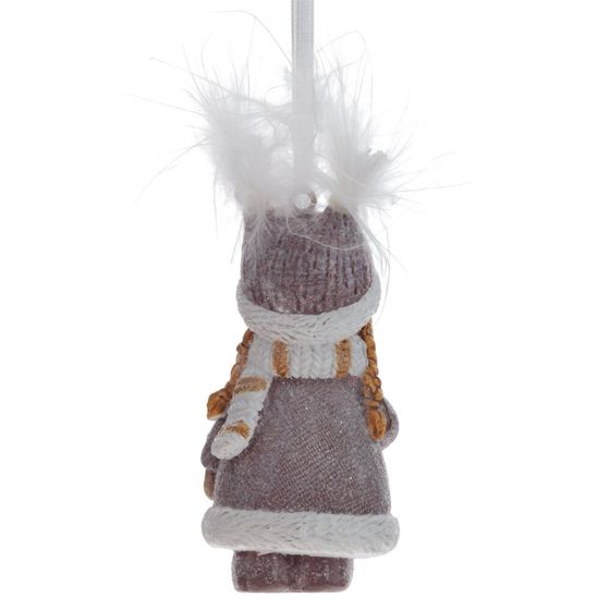 Изделие декоративное подвесное &quot;Девочка&quot;, L4,5 W3,5 H8 см, 2в.