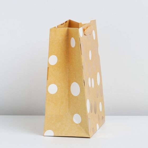 !09 Пакет (набор 3 штуки) ламинированный «Тебе», MS 18 × 23 × 10 см.