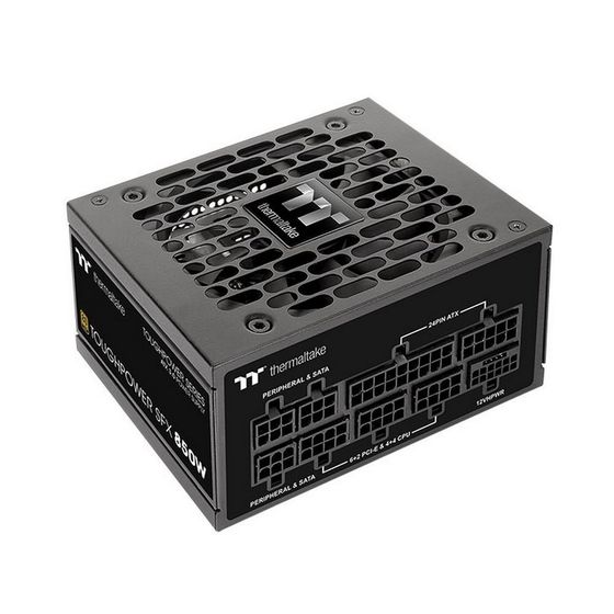 Блок питания 850W Thermaltake Toughpower SFX 850W PS-STP-0850FNFAGE-1 /Fully Modular/Non Light/Full Range/Analog/80 Plus Gold/EU/100% JP CAP/All Flat
