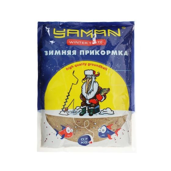 Прикормка Yaman Winter Taste Плотва зимняя, карамель, цвет охра, 700 г