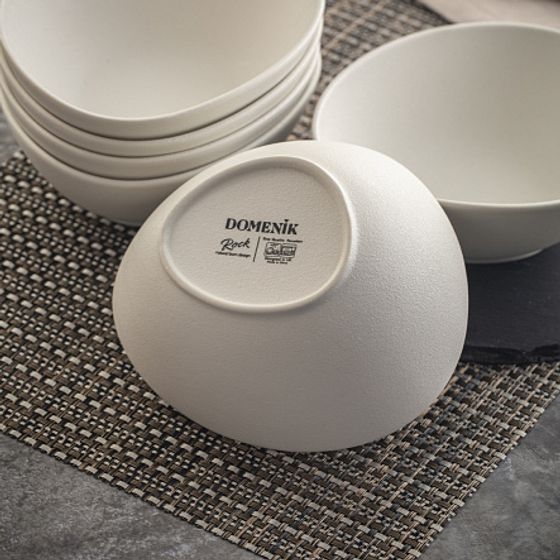 Салатник треугольный ROCK WHITE 16см